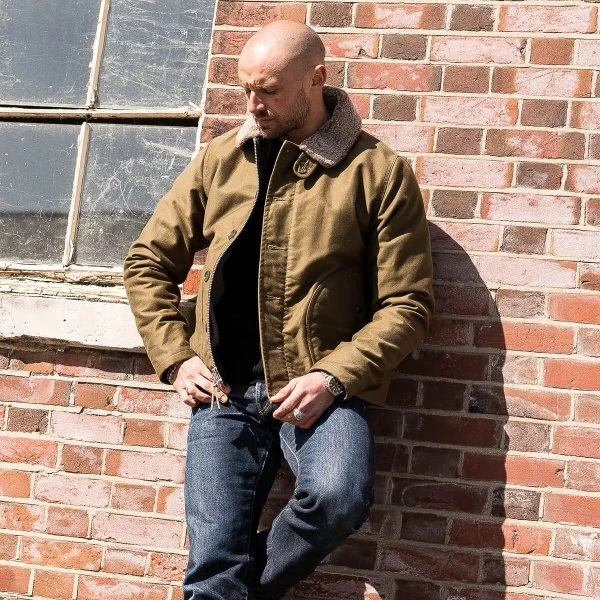 Whipcord N1 Deck Jacket - Khaki 5 Whipcord N1 Deck Jacket - Khaki - Image 3