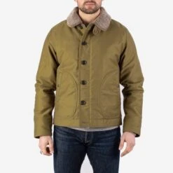 Whipcord N1 Deck Jacket - Khaki