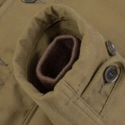 Whipcord N1 Deck Jacket - Khaki 28 Whipcord N1 Deck Jacket - Khaki -Denim Clothing-Iron Heart International IHM 35 KHA 9