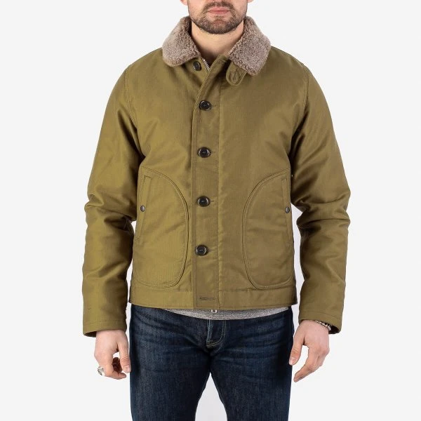 Whipcord N1 Deck Jacket - Khaki 3 Whipcord N1 Deck Jacket - Khaki