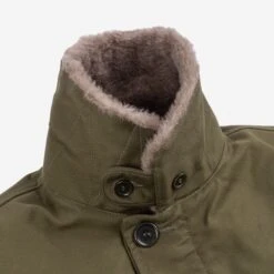 Whipcord N1 Deck Jacket - Olive Drab Green 30 Whipcord N1 Deck Jacket - Olive Drab Green -Denim Clothing-Iron Heart International IHM 35 ODG 10