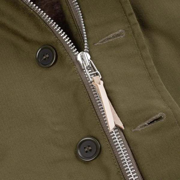 Whipcord N1 Deck Jacket - Olive Drab Green 17 Whipcord N1 Deck Jacket - Olive Drab Green - Image 15