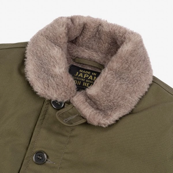 Whipcord N1 Deck Jacket - Olive Drab Green 10 Whipcord N1 Deck Jacket - Olive Drab Green - Image 8