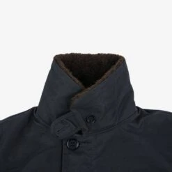 Oiled Whipcord N1 Deck Jacket - Black -Denim Clothing-Iron Heart International IHM 37 BLK 6