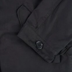 5oz Quilted Lining M-51 Type Field Coat - Black -Denim Clothing-Iron Heart International IHM 38 BLK 15