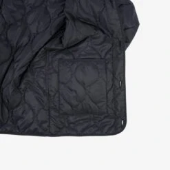 5oz Quilted Lining M-51 Type Field Coat - Black -Denim Clothing-Iron Heart International IHM 38 BLK 19