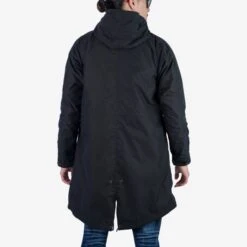 5oz Quilted Lining M-51 Type Field Coat - Black -Denim Clothing-Iron Heart International IHM 38 BLK 2