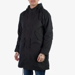 5oz Quilted Lining M-51 Type Field Coat - Black