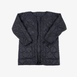 5oz Quilted Lining M-51 Type Field Coat - Black -Denim Clothing-Iron Heart International IHM 38 BLK 9