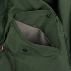 5oz Quilted Lining M-51 Type Field Coat - Olive -Denim Clothing-Iron Heart International IHM 38 OLV 11