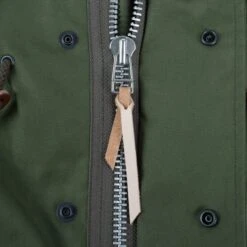 5oz Quilted Lining M-51 Type Field Coat - Olive -Denim Clothing-Iron Heart International IHM 38 OLV 18