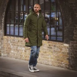 5oz Quilted Lining M-51 Type Field Coat - Olive -Denim Clothing-Iron Heart International IHM 38 OLV 3