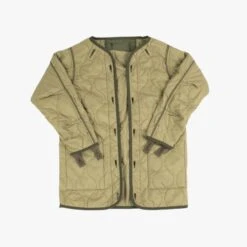 5oz Quilted Lining M-51 Type Field Coat - Olive -Denim Clothing-Iron Heart International IHM 38 OLV 6