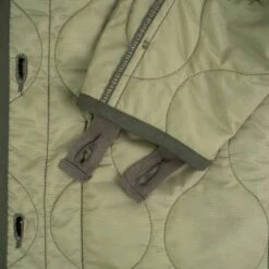 5oz Quilted Lining M-51 Type Field Coat - Olive -Denim Clothing-Iron Heart International IHM 38 OLV 7