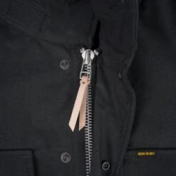 Quilt Lining M65 Field Jacket - Black -Denim Clothing-Iron Heart International IHM 41 BLK 13