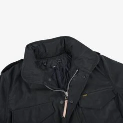 Quilt Lining M65 Field Jacket - Black -Denim Clothing-Iron Heart International IHM 41 BLK 15