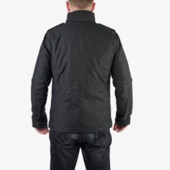 Quilt Lining M65 Field Jacket - Black -Denim Clothing-Iron Heart International IHM 41 BLK 2