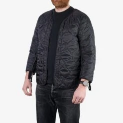 Quilt Lining M65 Field Jacket - Black -Denim Clothing-Iron Heart International IHM 41 BLK 3