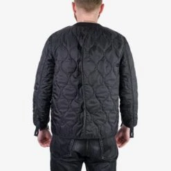 Quilt Lining M65 Field Jacket - Black -Denim Clothing-Iron Heart International IHM 41 BLK 4