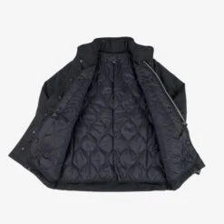 Quilt Lining M65 Field Jacket - Black -Denim Clothing-Iron Heart International IHM 41 BLK 7