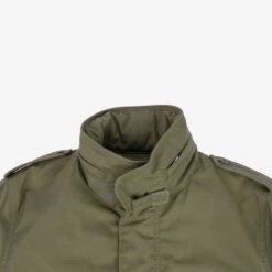 Quilt Lining M65 Field Jacket - Olive Drab Green -Denim Clothing-Iron Heart International IHM 41 GRN 10
