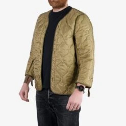 Quilt Lining M65 Field Jacket - Olive Drab Green -Denim Clothing-Iron Heart International IHM 41 GRN 3