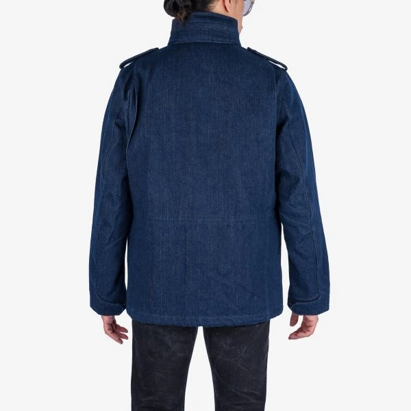 16oz Natural Indigo Selvedge Denim M65 Field Jacket 4 16oz Natural Indigo Selvedge Denim M65 Field Jacket - Image 2