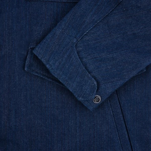 16oz Natural Indigo Selvedge Denim M65 Field Jacket 13 16oz Natural Indigo Selvedge Denim M65 Field Jacket - Image 11
