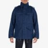 16oz Natural Indigo Selvedge Denim M65 Field Jacket -Denim Clothing-Iron Heart International IHM 42 IND
