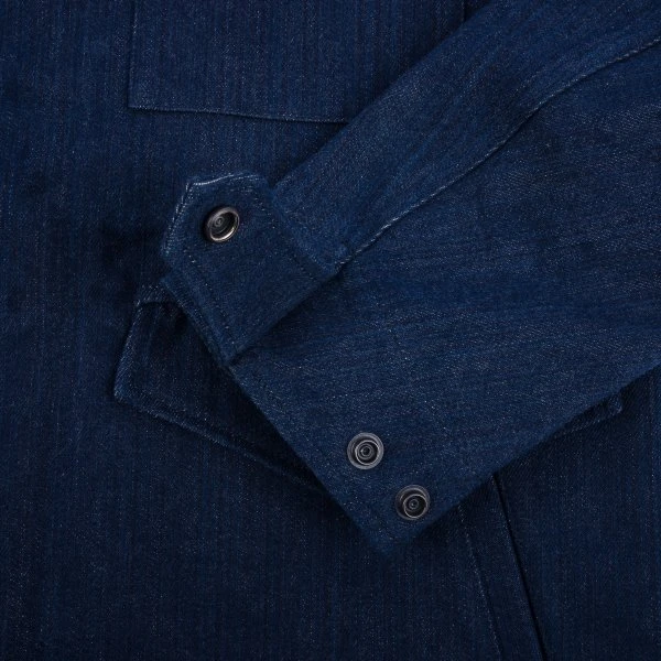 16oz Natural Indigo Selvedge Denim M65 Field Jacket 14 16oz Natural Indigo Selvedge Denim M65 Field Jacket - Image 12