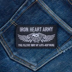 Filthy Mike Tribute Patches -Denim Clothing-Iron Heart International IHP FILTHY 4