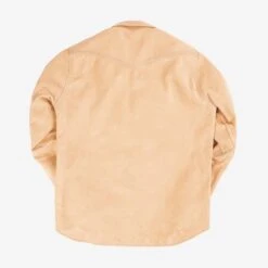 Iron Heart X Simmons Bilt Horsehide Western Shirt - The Pale Rider - Natural -Denim Clothing-Iron Heart International IHSB PR NAT 3