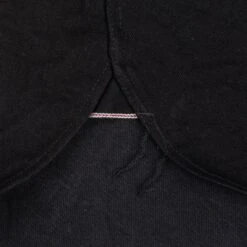 14oz Selvedge Denim Western Shirt - Black/Black -Denim Clothing-Iron Heart International IHSH 295 BB 11