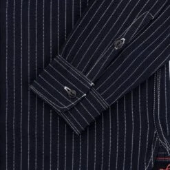 6oz Wabash Work Shirt - Indigo -Denim Clothing-Iron Heart International IHSH 327 IND 10