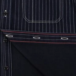 6oz Wabash Work Shirt - Indigo -Denim Clothing-Iron Heart International IHSH 327 IND 13