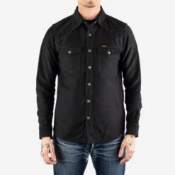 12oz Moleskin CPO Shirt - Black