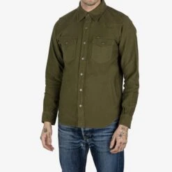 12oz Moleskin CPO Shirt - Olive