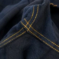 Ultra Heavy Flannel Classic Check Work Shirt - Red Overdyed Black -Denim Clothing-Iron Heart International IHSH 334 OD 10