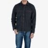Ultra Heavy Flannel Classic Check Work Shirt - Red Overdyed Black -Denim Clothing-Iron Heart International IHSH 334 OD