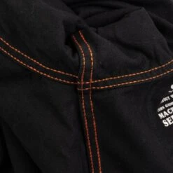 12oz Selvedge Denim Work Shirt With Snaps - Black -Denim Clothing-Iron Heart International IHSH 338 BLK 13