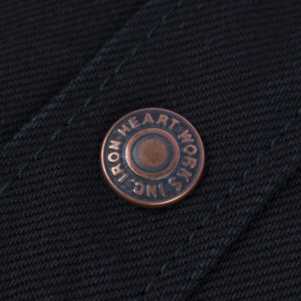 16oz Non-Selvedge Denim CPO Shirt - Superblack (Fades To Grey) 14 16oz Non-Selvedge Denim CPO Shirt - Superblack (Fades To Grey) - Image 12
