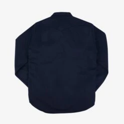 16oz Non-Selvedge Denim CPO Shirt - Superblack (Fades To Grey) 18 16oz Non-Selvedge Denim CPO Shirt - Superblack (Fades To Grey) -Denim Clothing-Iron Heart International IHSH 362 BLK 3