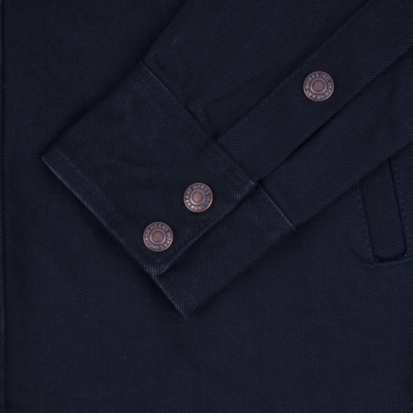 16oz Non-Selvedge Denim CPO Shirt - Superblack (Fades To Grey) 11 16oz Non-Selvedge Denim CPO Shirt - Superblack (Fades To Grey) - Image 9