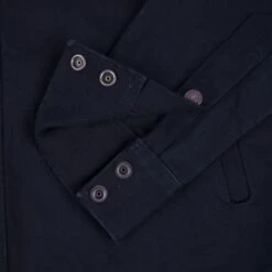 16oz Non-Selvedge Denim CPO Shirt - Superblack (Fades To Grey) 24 16oz Non-Selvedge Denim CPO Shirt - Superblack (Fades To Grey) -Denim Clothing-Iron Heart International IHSH 362 BLK 9