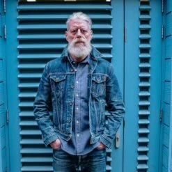 10oz Organic Chambray Work Shirt - Navy Blue -Denim Clothing-Iron Heart International IHSH 363 NAV 3