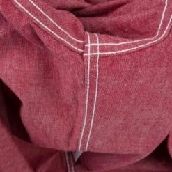 10oz Organic Chambray Work Shirt - Red -Denim Clothing-Iron Heart International IHSH 363 RED 9