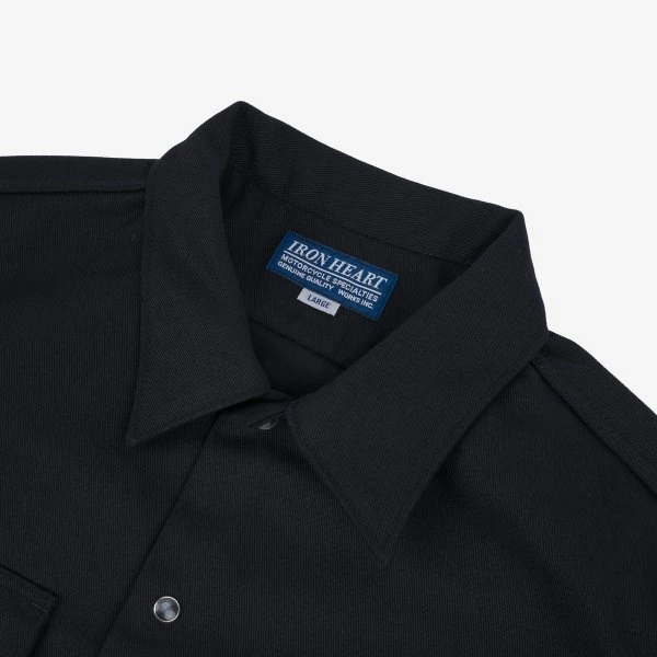 11oz T/C Mechanic Shirt - Black 8 11oz T/C Mechanic Shirt - Black - Image 6
