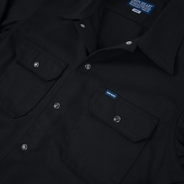 11oz T/C Mechanic Shirt - Black 11 11oz T/C Mechanic Shirt - Black - Image 9