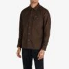 11oz T/C Mechanic Shirt - Brown -Denim Clothing-Iron Heart International IHSH 364 BRN