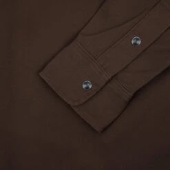 11oz T/C Mechanic Shirt - Brown -Denim Clothing-Iron Heart International IHSH 364 BRN 9